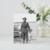 Shad Fishing, Anfang der 1900er Jahre Postkarte (Stehend Vorderseite)