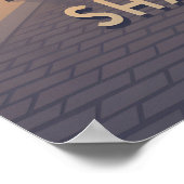 Shad Thames London Reiseplakat Poster (Ecke)