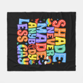 Shade hat nie einen weniger Gay Pride LGBT Monat g Fleecedecke (Vorderseite (Horizontal))