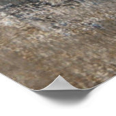 'Shade' neutrales Abstrakt Art Poster (Ecke)