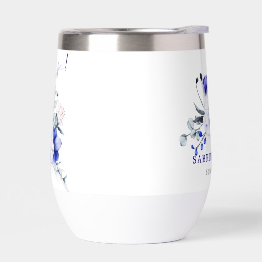 Shade of Royal Blue Elfenbein Blumenhochzeit (Links)