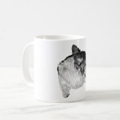 Shaded Corgi, Gentle Morning Kaffeetasse (Vorderseite Links)