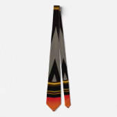 Shades Black Gray Orange Yellow ~ Original ~ Krawatte (Vorderseite)