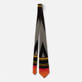 Shades Black Gray Orange Yellow ~ Original ~ Krawatte (Rückseite)