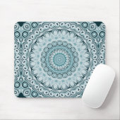 Shades Blue Nautical Mandala Design Mousepad (Mit Mouse)