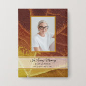 Shades des Herbstleaf-Beerdigungsdenkmal Button (Vorderseite)