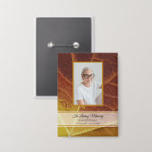 Shades des Herbstleaf-Beerdigungsdenkmal Button (Vorderseite/Rückseite)