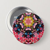 ~ Shades Gelb, Blau, Rosa, Grün ~ Schaltfläche Button (Vorne & Hinten)