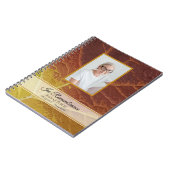 Shades Herbstleaf-Beerdigung-Gästebuch Notizblock (Linke Seite)