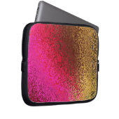 Shades in Lila und goldenem Laptop-Sieb Laptopschutzhülle (Vorne Rechts)