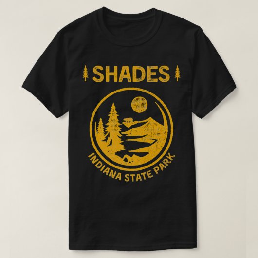 Shades Indiana Staat Park Premium T-Shirt (Design vorne)