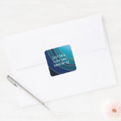 Shades of Blue Address Sticker (Umschlag)