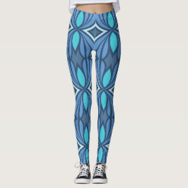 Shades of Blue Fitness Leggings