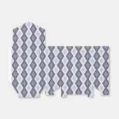 Shades of blue grey diamond pattern geschenkschachtel (Ungefaltet)