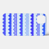 Shades of Blue Heart Rows Case-Mate iPhone Hülle (Rückseite (Horizontal))