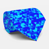 Shades of Blue Neck Tie Krawatte (Gerollt)