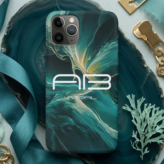 Shades of Blue: Ocean Dreams Personalizable Case-Mate iPhone Hülle