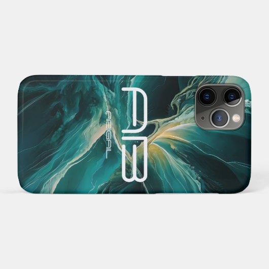 Shades of Blue: Ocean Dreams Personalizable Case-Mate iPhone Hülle (Rückseite (Horizontal))