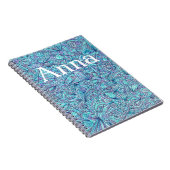 Shades Of Blue Personalized Notebook Notizblock (Rechte Seite)