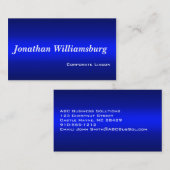 Shades of Blue Standard Business Cards Visitenkarte (Vorne/Hinten)