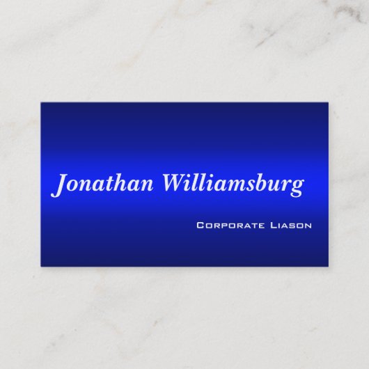 Shades of Blue Standard Business Cards Visitenkarte (Vorderseite)