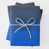 Shades of Blues Geschenkpapier Set (Beispiel)