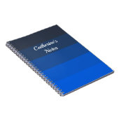 Shades of Blues Notizblock (Rechte Seite)
