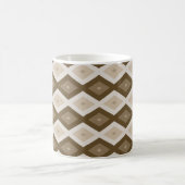 Shades of brown diamond pattern kaffeetasse (Mittel)