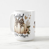 Shades of Brown Erntedank Keramik Tasse (Vorderseite Links)