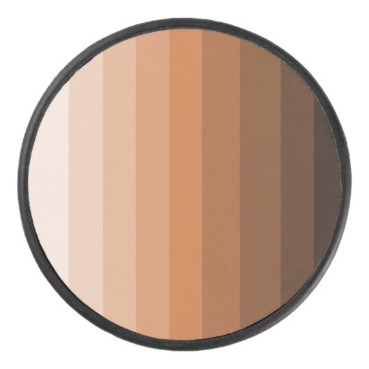 Shades of Brown Hockey Puck (Vorderseite)