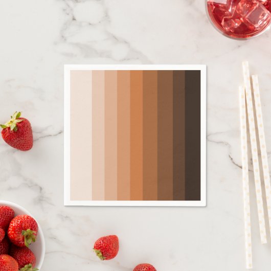 Shades of Brown Paper Napkins Serviette (Beispiel)