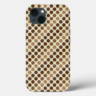 Shades of Brown Polka Dots by Shirley Taylor Case-Mate iPhone Hülle