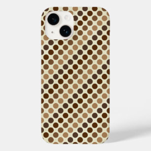 Shades of Brown Polka Dots by Shirley Taylor Case-Mate iPhone 14 Hülle