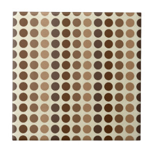 Shades of Brown Polka Dots by Shirley Taylor Fliese
