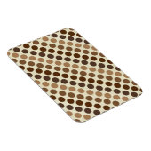 Shades of Brown Polka Dots by Shirley Taylor Magnet (Rechte Seite)