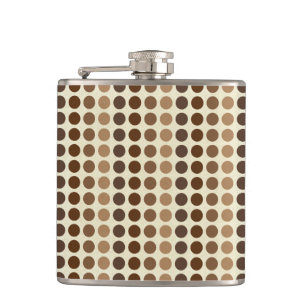 Shades of Brown Polka Dots von Shirley Taylor Flachmann
