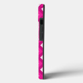Shades of fuchsia diamond pattern Case-Mate iPhone Case-Mate iPhone Hülle (Rückseite / Links)