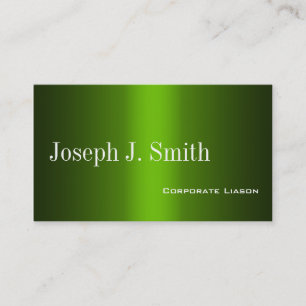 Shades of Green Beruflich Business Cards Visitenkarte