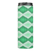 Shades of green diamond pattern thermosbecher (Rückseite)