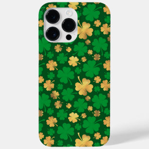SHADES OF GREEN & GOLD IRISH SHAMROCKS Case-Mate iPhone 14 PRO MAX HÜLLE