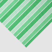 Shades of Green Horizontal Stripes Seidenpapier (Ausschnitt)