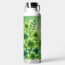 SHADES OF GREEN IRISH CELTIC SHAMROCKS TRINKFLASCHE