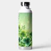 SHADES OF GREEN IRISH CELTIC SHAMROCKS TRINKFLASCHE (links)