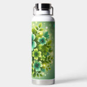 SHADES OF GREEN IRISH CELTIC SHAMROCKS TRINKFLASCHE (Rückseite)