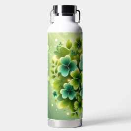 SHADES OF GREEN IRISH CELTIC SHAMROCKS TRINKFLASCHE