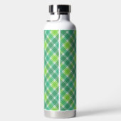 SHADES OF GREEN IRISH PLAID PATTERN TRINKFLASCHE (Rechts)