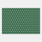 SHADES OF GREEN ORANGE BROWN GEOMETRIC PATTERNS GESCHENKPAPIER SET (Vorderseite 3)
