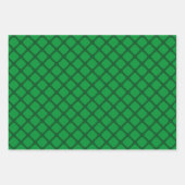 SHADES OF IRISH GREEN & WHITE PATTERNS GESCHENKPAPIER SET (Vorderseite 2)