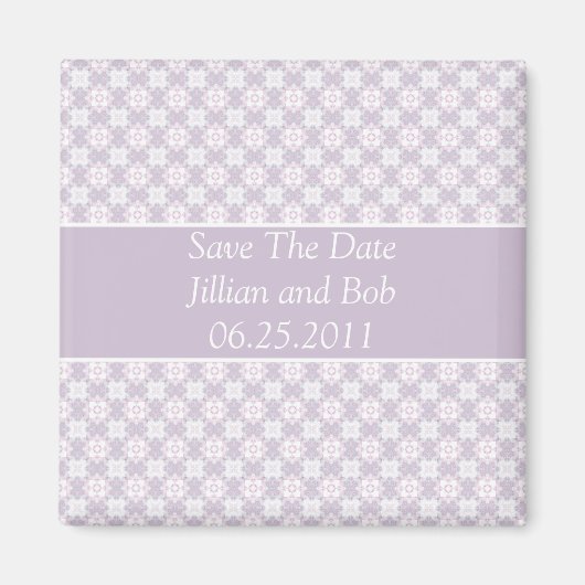 Shades of Lavender Save the Date Magnet (Vorne)
