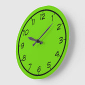 Shades of Neon Clock Große Wanduhr (Winkel)